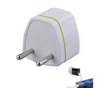 Adaptador europeo de viaje - De nosotros a Europa, enchufe universal de 2 pines, 110 - 250 V, 50/60 Hz, convertidor portátil robusto para España, Italia, Francia, Alemania y gran parte 'Euro - 1