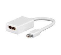 Adaptador Ewent EC1451 Mini DisplayPort a HDMI 0,15m Blanco Conectores Níquel