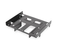 Adaptador Ewent EW7002 Aluminio Negro 5.25″ hasta 4x 2.5″ o 1x 3.5″+2x 2.5″