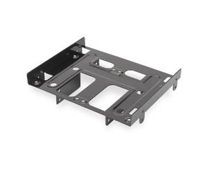 Adaptador Ewent EW7002 Aluminio Negro 5.25″ hasta 4x 2.5″ o 1x 3.5″+2x 2.5″