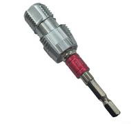 Adaptador expansor de tubería de agua PPR de vástago hexagonal de 6,35 mm para taladro eléctrico, herramienta de perforación de rosca suave para tubos de fontanería de plástico de 1/2 pulgada y 3/4
