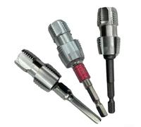 Adaptador expansor de tubería de agua PPR de vástago hexagonal de 6,35 mm para taladro eléctrico, herramienta de perforación de rosca suave para tubos de fontanería de plástico de 1/2 pulgada y 3/4