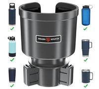 Adaptador expansor mejorado para portavasos de automóvil con base ajustable compensada, compatible con Yeti Rambler de 14/24/36/46 onzas, Hydro Flasks de 32/40 onzas, otras tazas de botellas grandes