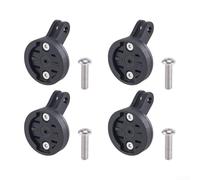 Adaptador extendido de plástico para Garmin Bike Computer, compatible con cámara o faro, opciones de 2 pies y 3 pies, accesorios negros para ciclismo (juego B)