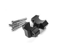 Adaptador Extensión Elevador Manillar Motocicleta, Abrazadera Y Elevador para MT-09 2013-2020 XSR900 XSR 900 2015 Elevador Manillar(Negro)