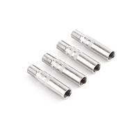 Adaptador extensión válvula, 4 piezas para tapa neumático roscada, Extensor vástago rueda for coche camioneta van caravan