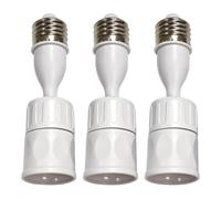 Adaptador extensor de enchufe de bombilla E27, accesorios de luz de 360 grados, giratorio, dinero en efectivo, taza a través de perchas, rango trenzado, manos, cicatriz, perlas, rejuvenecedor térmico