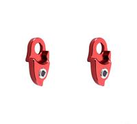 Adaptador extensor de suspensión de desviador trasero de bicicleta para casete 40T-52T, montaje de extensión de aleación de aluminio CNC para MTB Road Cycling Gear Shifting (rojo)