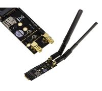 Adaptador Extensor M2 Bkey + SIM A M.2 B Key Para 3G 4G 5G - 2 Antenas