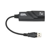 Adaptador Externo USB 3.0 a Ethernet, Gigabit USB3.0 RJ45 Auto MDIX 10 100 1000 Adaptadores Internet para Puerto de conmutación OS Full Duplex Compatibilidad Media Ancha con Cable