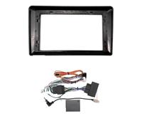 Adaptador Fascia Marco Kit Panel Salpicadero Radio Android 9 Pulgadas Para Benz W203 W209 W463 Para Viano W639 W163 Para Vito Panel instrumentos automotrices(Cable de marco Canbus)