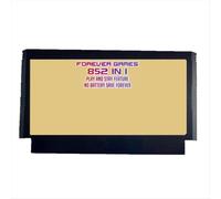 Adaptador FC 852 en 1 para juegos SFC/SNES, color negro