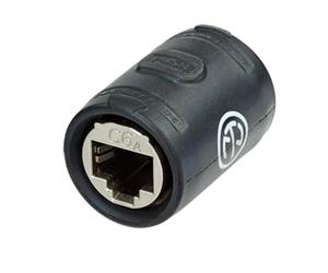 Adaptador Feedthro Neutrik NE8FFX6-W CAT6A EtherCON RJ45. Extensiones De Cable