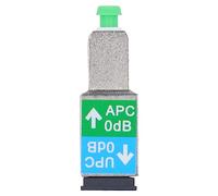 Adaptador Fibra Optica SC Angulo Pulido Macho a UPC Hembra Convertidor | Manguito ceramico metal baja perdida insercion estructura estable amplia aplicacion distribucion fibra CATV LAN