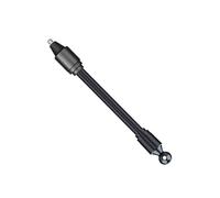 Adaptador flexible de montaje de cabeza de bola de 17 mm con rosca externa de 1/4 pulgadas para soportes de cámara y soportes de teléfono, varilla de extensión flexible para soportes de cámara de