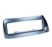 Adaptador frontal 1-DIN compatible con Ford KA azul metálico