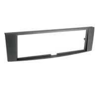 Adaptador frontal 1-DIN compatible con Renault Laguna 2005 - 2007 negro