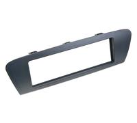 Adaptador frontal 1-DIN compatible con Renault Scenic 2009 > gris oscuro
