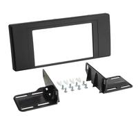 Adaptador frontal 2-DIN para BMW X5 (E53) 2000 - 2006 negro