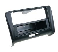 Adaptador frontal 2-DIN para con bolsillo vacío Audi TT después 2006 2014 negro