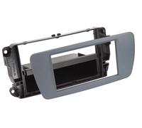 Adaptador frontal 2-DIN para con bolsillo vacío Seat Ibiza 08 > conemara gris