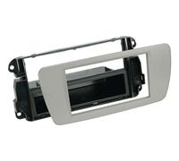 Adaptador frontal 2-DIN para con bolsillo vacío Seat Ibiza 2008 > Dublin gris