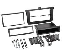 Adaptador frontal 2-DIN para con bolsillo vacío Toyota Corolla negro