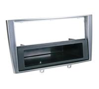 Adaptador frontal 2-DIN para con vacío bolsillo Peugeot 308 / 308 CC gris