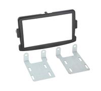Adaptador frontal 2-DIN para Dacia / Opel / Renault > negro
