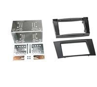 ACR Marco de montaje para Mercedes CLS Tipo 219 – Adaptador frontal 2-DIN Negro