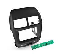 Adaptador frontal 2-DIN para Mitsubishi ASX 2010 > negro
