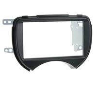 Adaptador frontal 2-DIN para Nissan Micra (K13) 2011 - 2013 negro