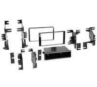 Adaptador frontal 2-DIN para Nissan Navara-> > negro / brillante