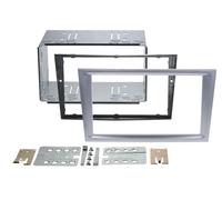 Adaptador frontal 2-DIN para Opel diferentes modelos cromo mate