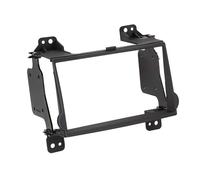 Adaptador frontal suave al tacto 2-DIN compatible con Hyundai H1 2008 > negro