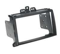 Adaptador frontal suave al tacto 2-DIN compatible con Hyundai i20 2009 > negro