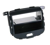 Adaptador frontal suave al tacto 2-DIN con bolsillo vacío compatible con Hyun...