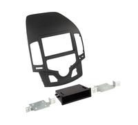 Adaptador frontal suave al tacto 2-DIN con bolsillo vacío compatible con Hyun...