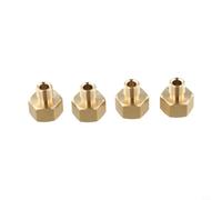 Adaptador Gas Butano 4 Piezas para latón Camping Adaptador Gas | para latón , rosca 1/2 pulgada, compatible estufas camping, picnic, barbacoa, exterior
