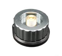 Adaptador Gas Butano Plano a Alto Estufa Camping | Compatibilidad total, plano a alto, estufas camping, barbacoas, cocina outdoor, para fácil instalación(Gray 4*3cm)