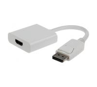 Gembird adaptador displayport a hdmi m/h 0.10m blanco a-dpm-hdmif-002-w