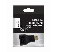 Gembird A-HDMI-FC cambiador de género para cable mini-HDMI Negro