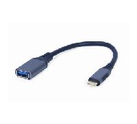 Gembird Adaptador USB-C - USB 3.0 OTG Space Gris A-USB3C-OTGAF-01