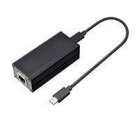 Adaptador Gigabit de alimentación a través de Ethernet a USB C para teléfonos y tabletas, convertidor USB de 10/100/1000 Mbps, adaptador Gigabit tipo PoE