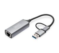 USB3.0/USB C 3.1 to 2.5G Ethernet Adapter