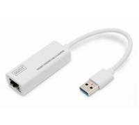 Adaptador Digitus USB 3.0 Gigabit Ethernet Blanco