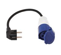 Adaptador Gimeg elektra 35 cm zástrčka-karavan Color: negro/azul