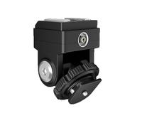 Adaptador giratorio de montaje de zapata intermitente con terminales de PC, extensión de altura de puerto para mejorar el control de iluminación en fotografía, soporte ajustable