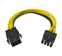 Adaptador GPU de 6 Pines a 8 Pines,Adaptador GPU de 6 a 8 Pines,Cable de Tarjeta gráfica | Convertidor PCIe Estable, Cable PCI Express Adaptador PCIe, Adaptador GPU eficaz para computadora