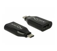 Adaptador gráfico USB-C a HDMI DeLOCK 62978 4096 x 2160 Pixeles Negro
